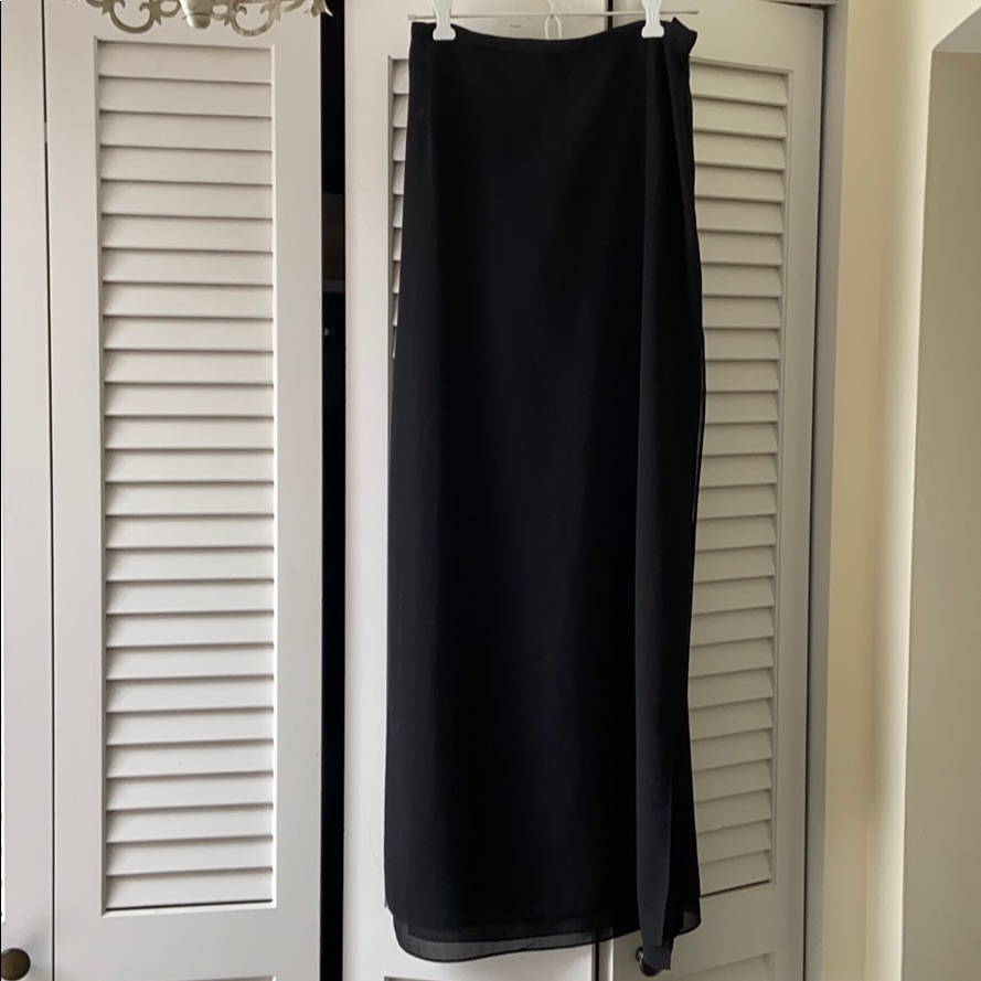 Js Collections Long Black Skirt